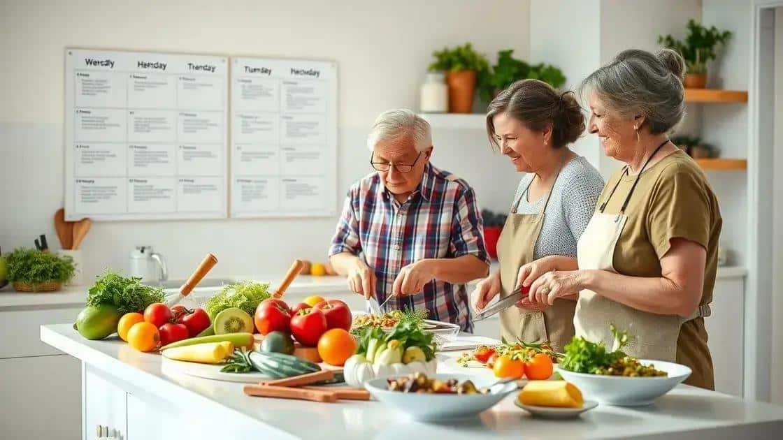 Ways to improve meal planning for seniors