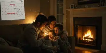 Family staying warm at home, symbolizing energy assistance benefits.