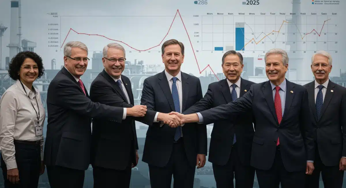 Industry leaders and EPA officials discussing new emissions regulations