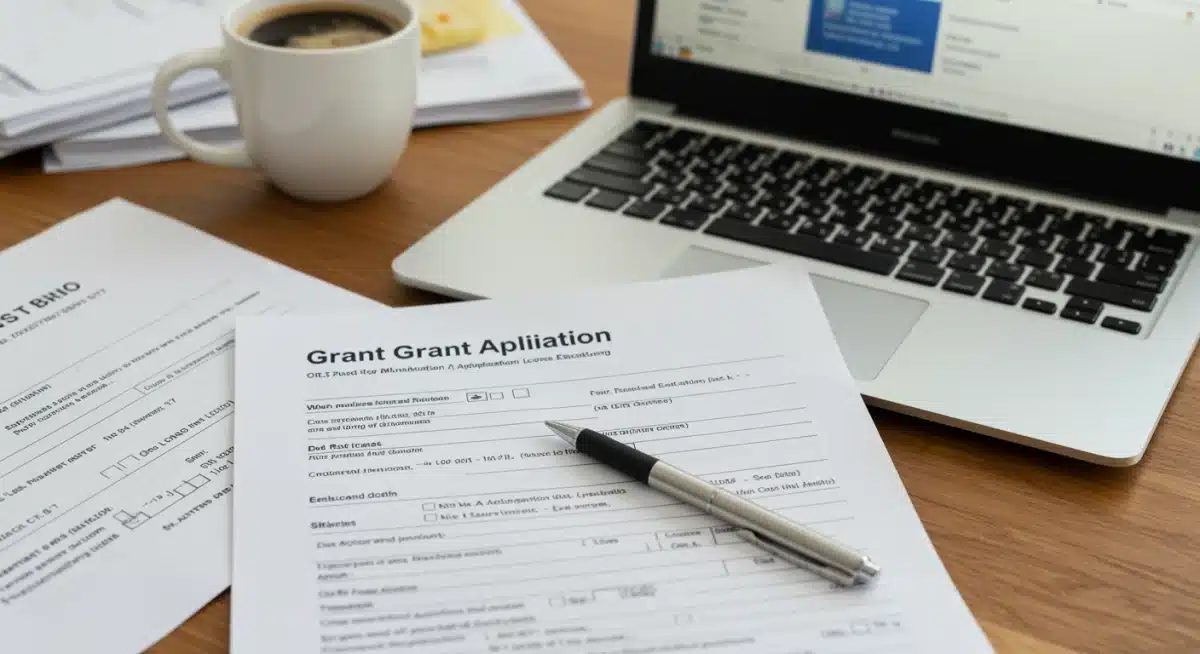 Grant application forms and documents for federal education funding.