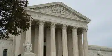 United States Supreme Court building facade symbolizing judicial authority