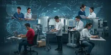 Students learning various vocational skills for the future job market