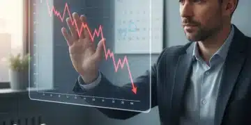 Person analyzing financial charts for 2026 recession planning