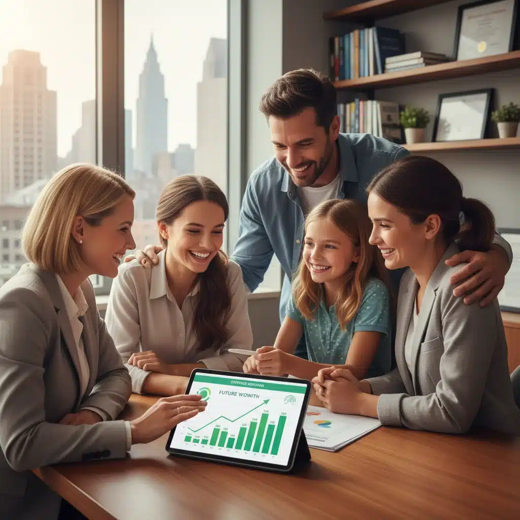 Family consulting financial advisor for tax planning